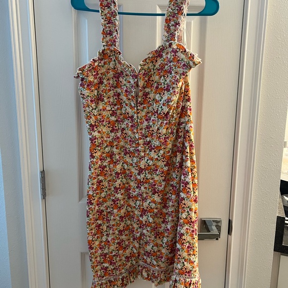 Guess Multicolor Floral Midi Dress - Picture 1 of 6
